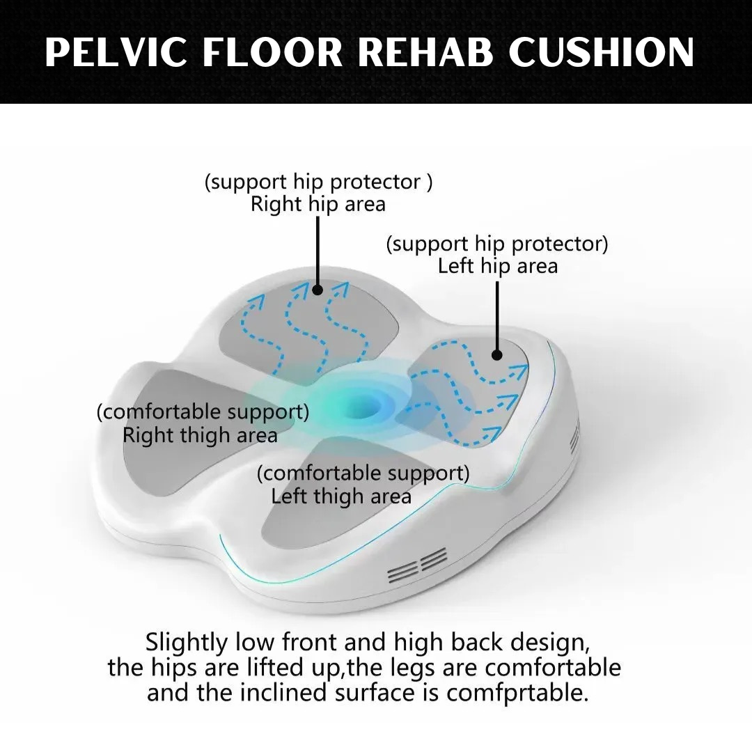 Pelvic floor training cushion for urinary incontinence