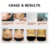 body slimming result after using the machine