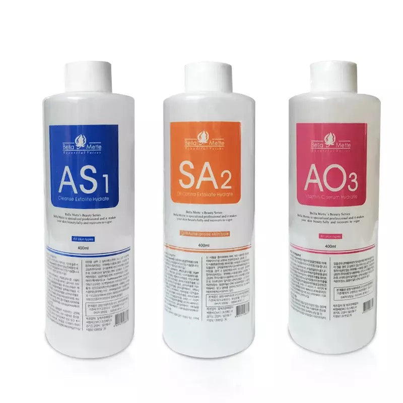 3 different ingredient body skin care liquid for moisturizing
