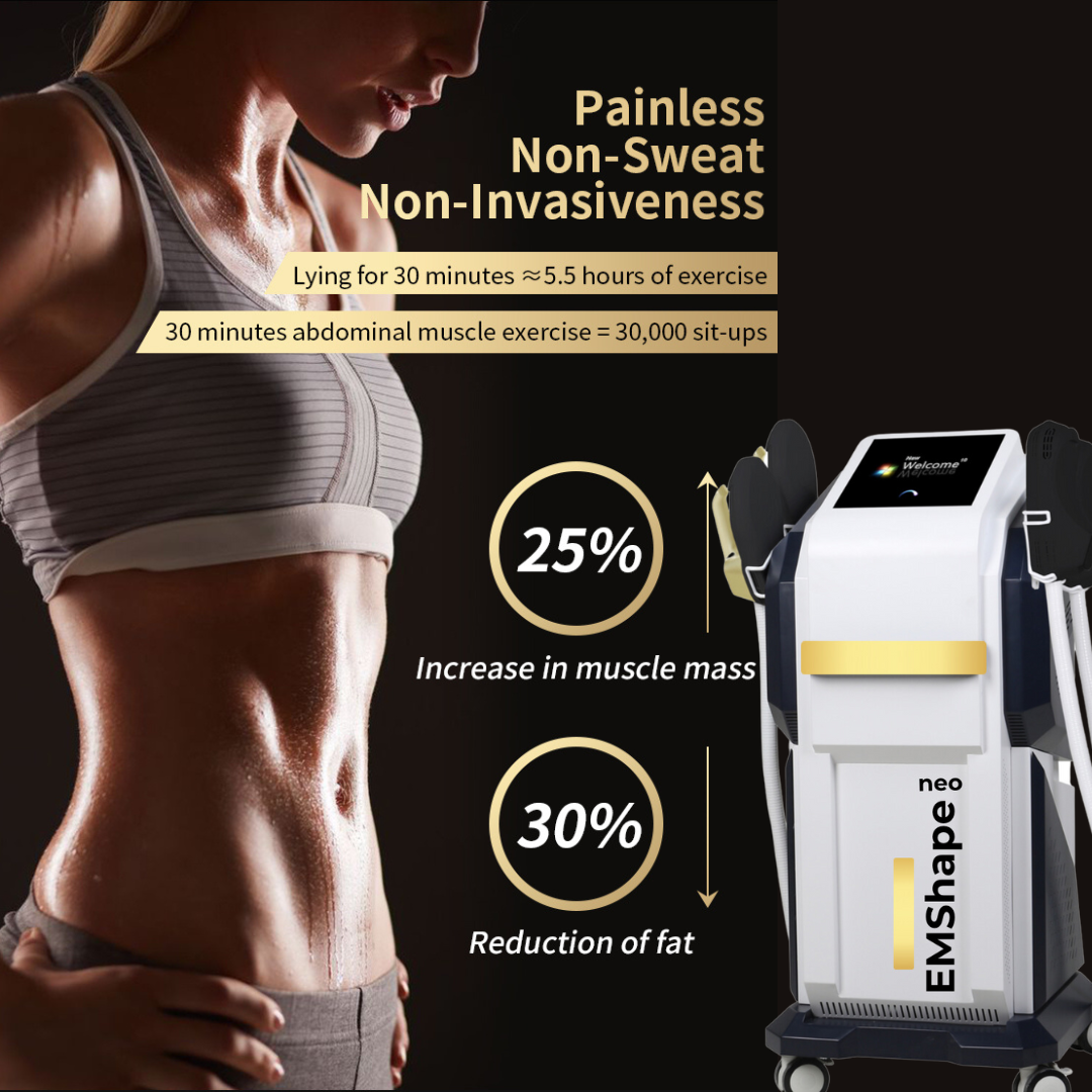 Painless Non-sweat EMS tech body fitness device
